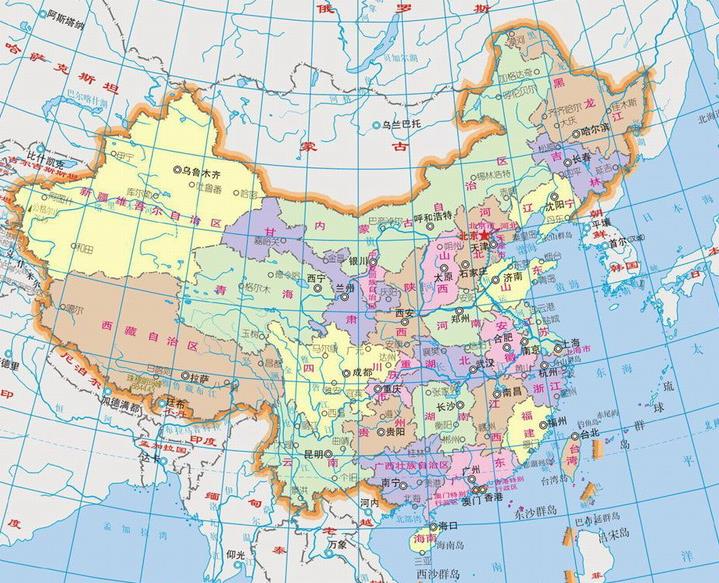 中国有多少个省：中国省份简称，中国省份面积排行榜