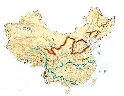黄河源头在哪里：黄河经过哪几个省地图