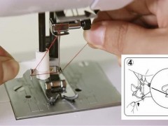 怎么穿缝纫机线视频（缝纫机穿线的视频教程）