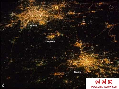 各大城市夜景卫星图：真实的中国让人大吃一惊！