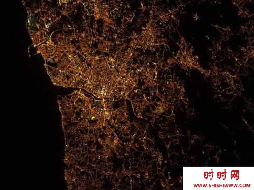 各大城市夜景卫星图：真实的中国让人大吃一惊！(8)